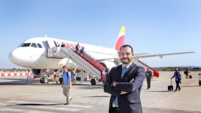 Iván Rodríguez, director del aeropuerto de Jerez.