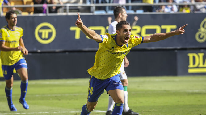 La felicidad de Rober Correa se hizo pública al celebrar su gol al Elche.