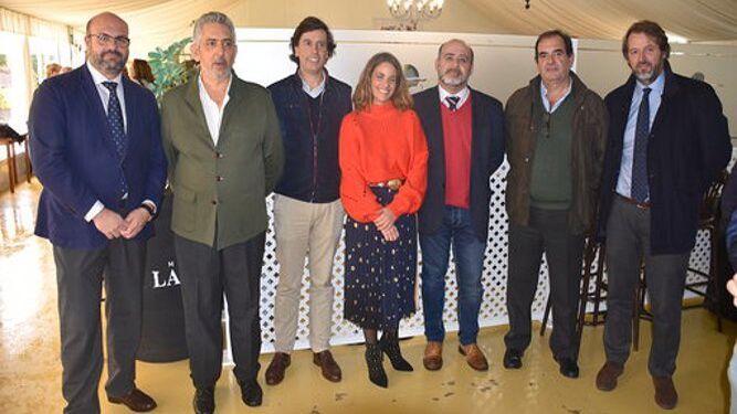 Andrés Galán, Ignacio y Miguel Pérez, Esther Gutiérrez, Manuel Valdecantos, Antonio Muñoz y Luis Vierna.