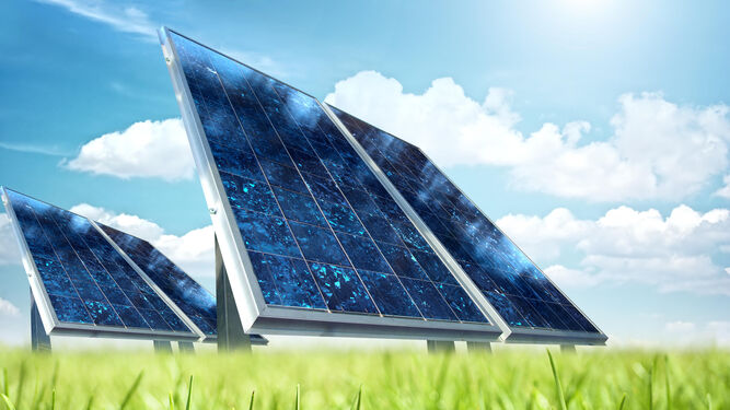 Paneles de una planta fotovoltaica.