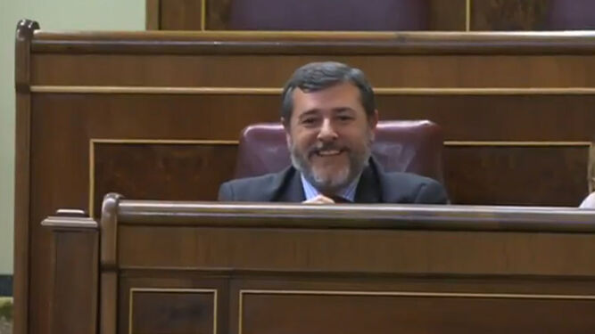 Alfonso Candón, en su despedida en el Congreso de los Diputados.