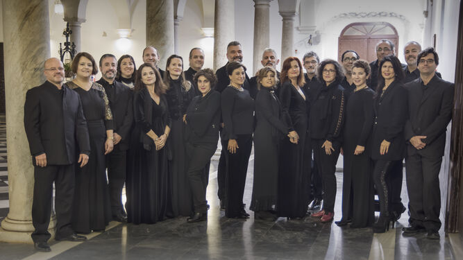 Miembros de la Camerata L’istesso, que protagonizan el recital junto a los integrantes del Conservatorio.
