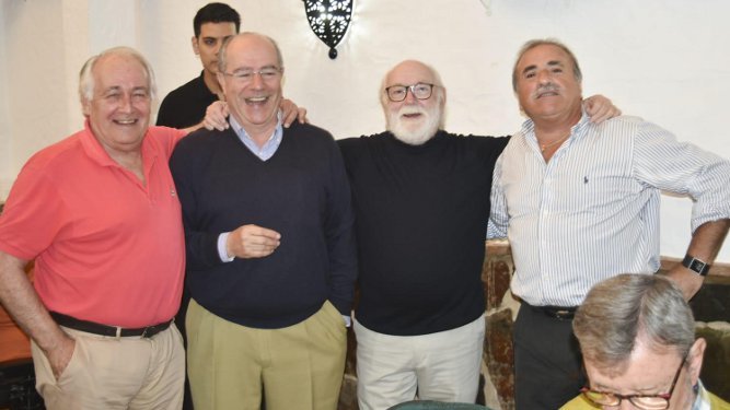 Jesús Guimerá, Antonio Moreno Aparicio, Ignacio Alcina y Jesús Mozo.