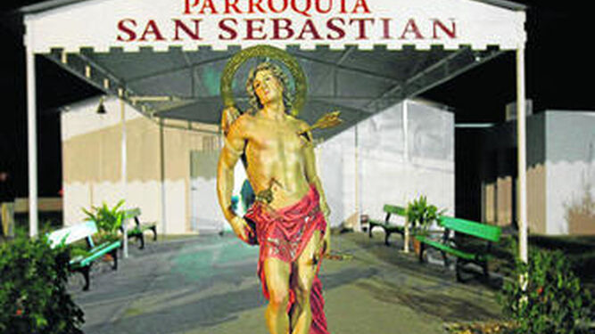 San Sebastián procesionará este año en el paso de la Virgen del Carmen