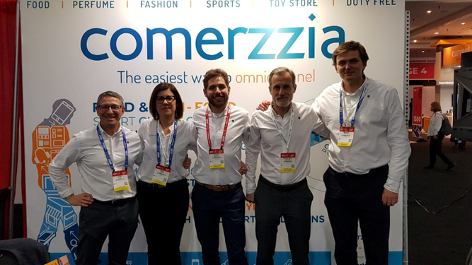 El equipo de Comerzzia desplazado a la NRF Big Show 2019.