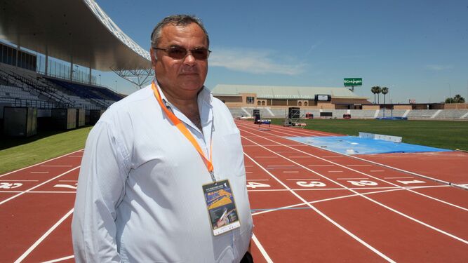 Manuel Prado, en el Iberoamericano de Atletismo.
