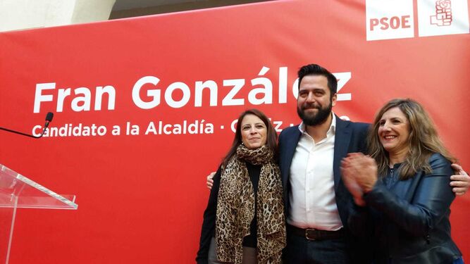 Presentación oficial de Fran González como candidato socialista a la Alcaldía de Cádiz.