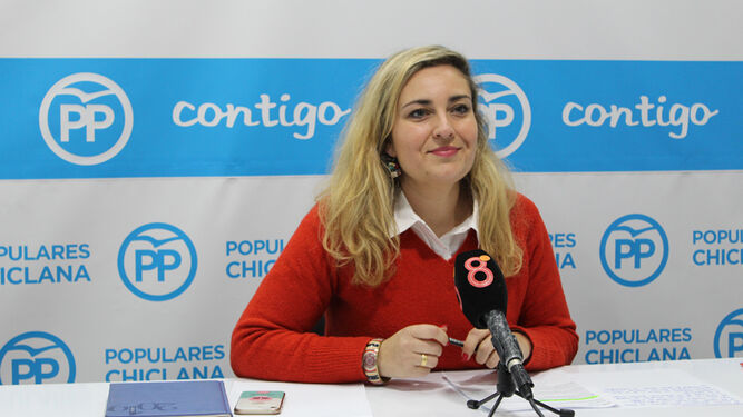 Ana Domínguez, secretaria general del PP en Chiclana