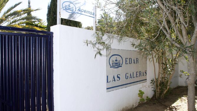 Una imagen de la entrada a las instalaciones de la EDAR Las Galeras.