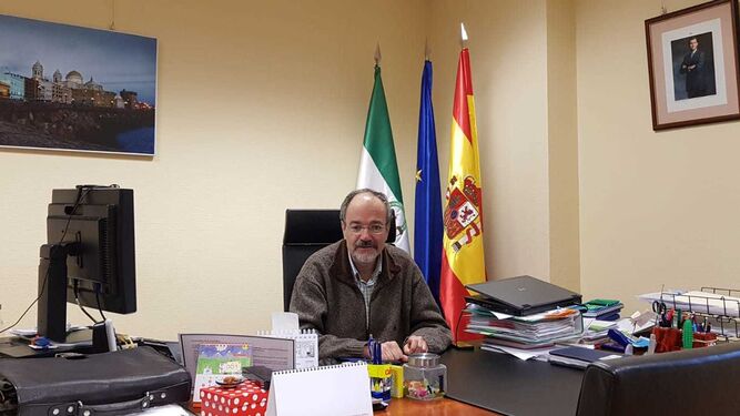 Jesús Enrique Martínez Faure, el pasado viernes en su despacho.