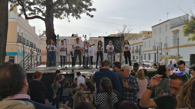 Jamonada Popular organizada el pasado sábado por la Peña la Corralera