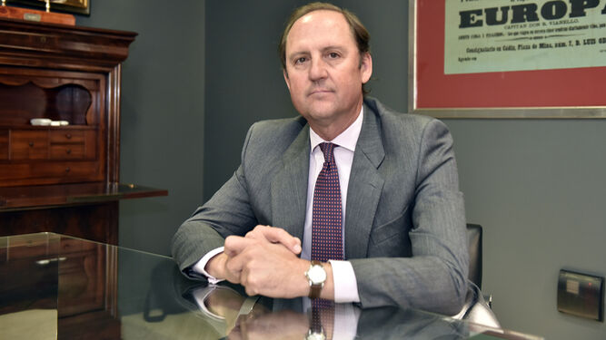 Javier Molina, CEO de Befesa, en la sede del Grupo Joly en Sevilla.
