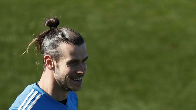 Bale, en un entrenamiento.