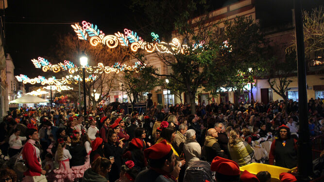 Ambiente en la Plaza de Jesús durante el carnaval, en una imagen de archivo.