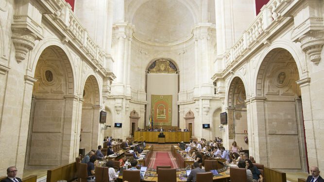 La Cámara, durante el Pleno en que se aprobaron las últimas leyes de la anterior legislatura.