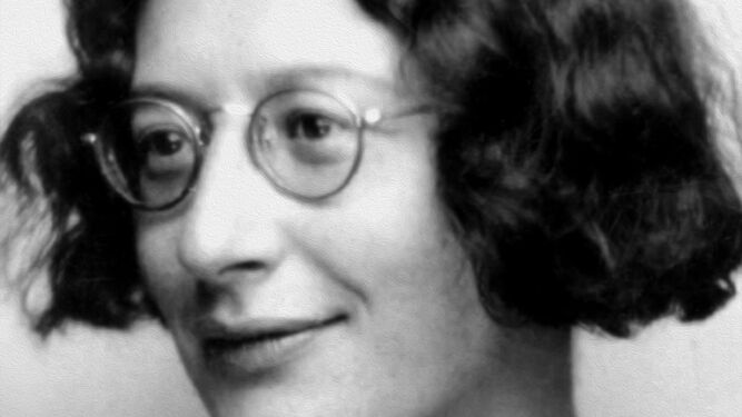 Imagen de la pensadora francesa Simone Weil.