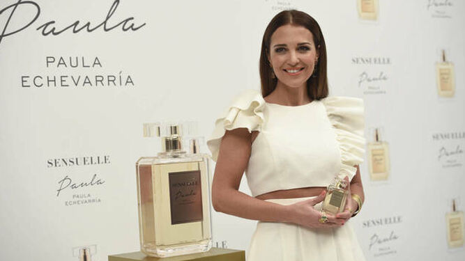 Paula Echevarría, en la presentación del perfume que lleva su nombre.