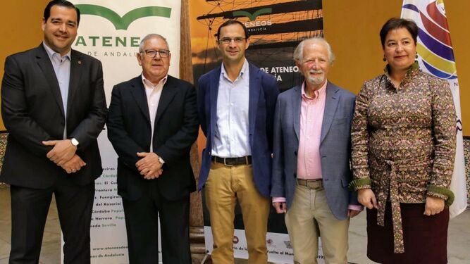 Un momento de la presentación del X Encuentro de Ateneos de Andalucía, que se celebrará el 14 de septiembre.