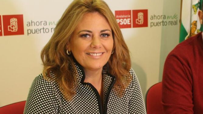 Elena Amaya, candidata del PSOE a la alcaldía de  Puerto Real