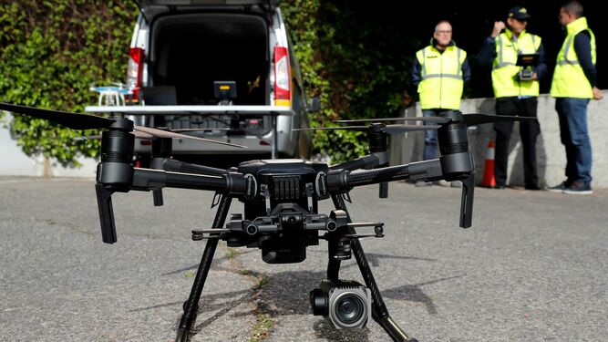 Uno de los ocho drones que vigilarán todas las carreteras españolas coincidiendo con la Semana Santa.
