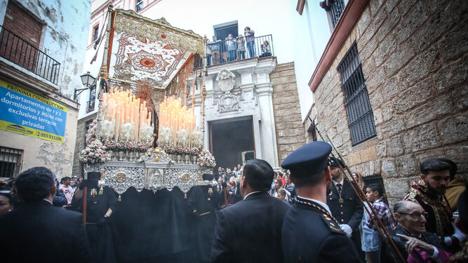Salida procesional de la hermandad del Nazareno