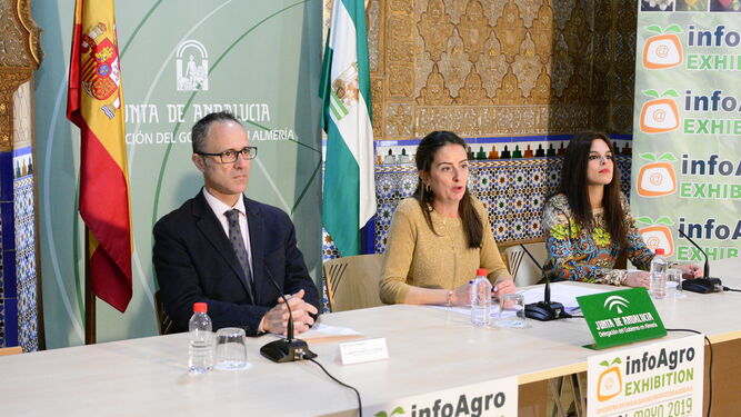 Jesús García, Aránzazu Martín y Lydia Medero han presentado Infoagro Exhibition.