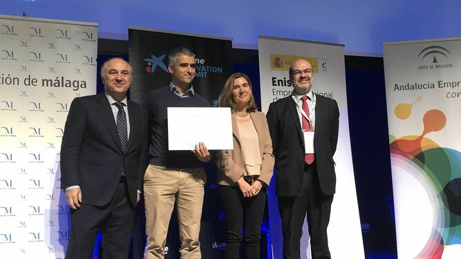 Entrega a Predictiva del premio EmprendedorXXI en Andalucía