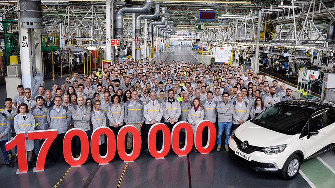 Andalucía, protagonista en los 17 millones de Renault fabricados en España