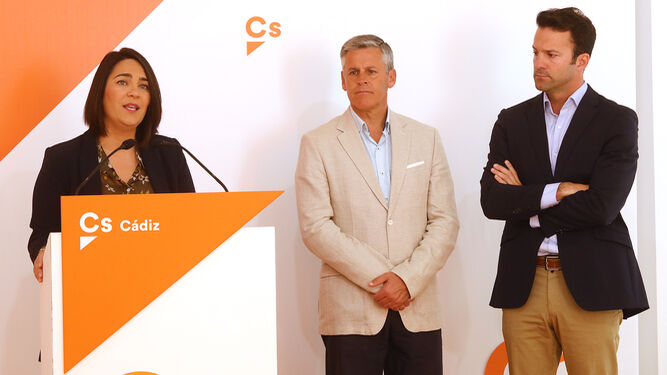Carmen Martínez, Javier Cano y Carlos Pérez.