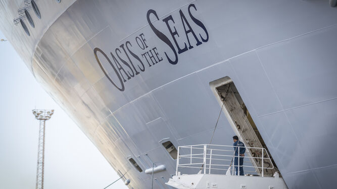Reparaci&oacute;n del 'Oasis of the Seas' en Navantia C&aacute;diz