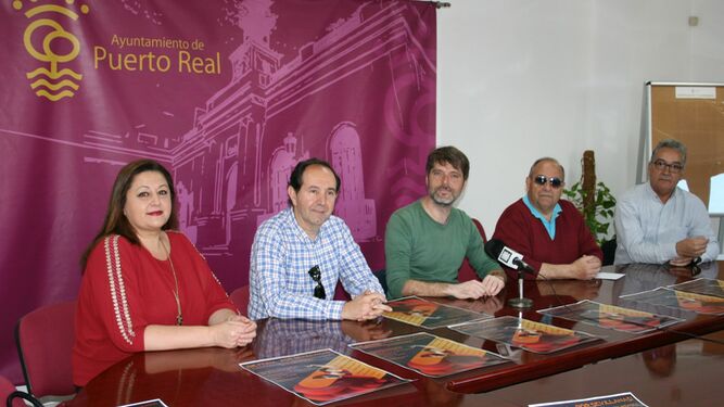 Presentación del espectáculo, en el Ayuntamiento de Puerto Real