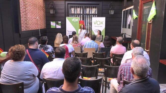 Presentación de la candidatura de Vox Puerto Real