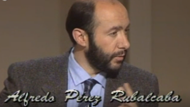 Pérez Rubalcaba en el debate de Victoria Prego de enero de 1987