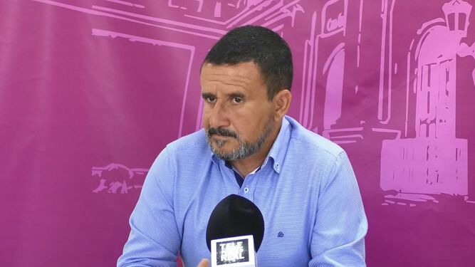 Ángel Gómez de la Torre, en la rueda de prensa ofrecida este martes