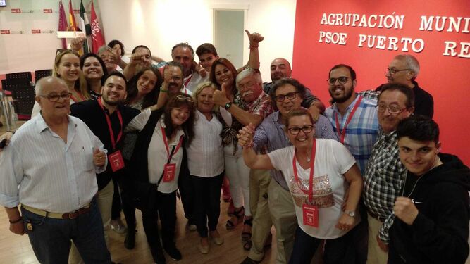Los socialistas de Puerto Real celebran los resultados