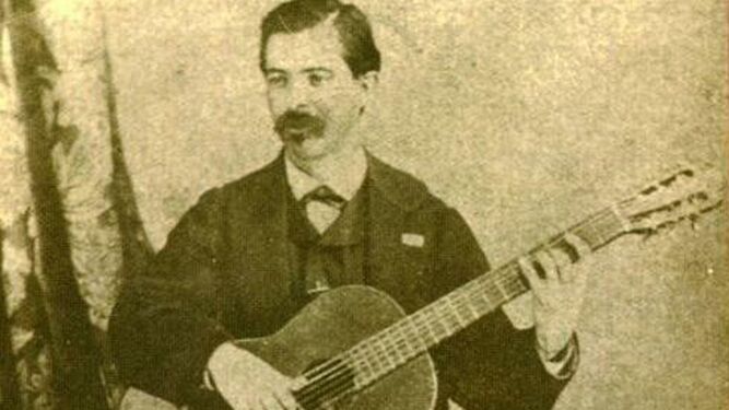 El guitarrista Julián Arcas (María, 1832-Antequera, 1882).