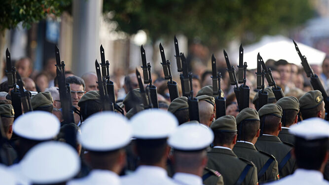 Un desfile de las Fuerzas Armadas en una imagen de archivo.