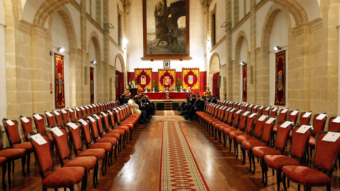 El auditorio municipal Monasterio de San Miguel, donde se celebrará el pleno de toma de posesión del nuevo alcalde.