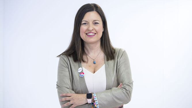Patricia Cavada, durante la pasada campaña de las elecciones municipales.