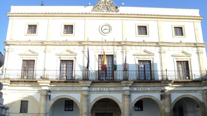 Fachada del Ayuntamiento de Medina Sidonia, en una imagen de archivo.