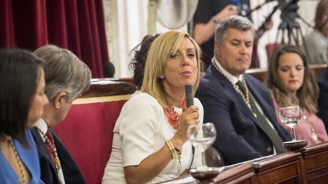 Mara Rodríguez interviene en el Pleno de Investidura