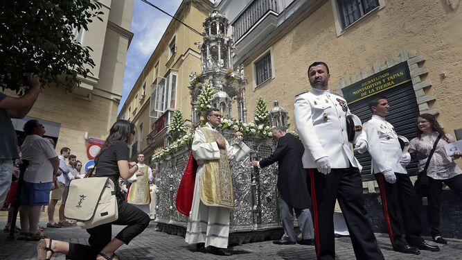 Imagen de la procesión del Corpus de Cádiz