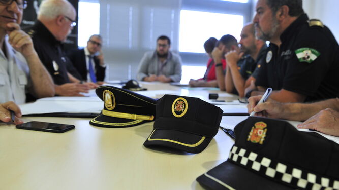Reunión de la Junta Local de Seguridad.