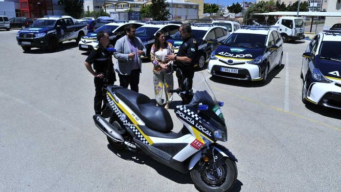 Presentación de los nuevos vehículos de la Policía Local.