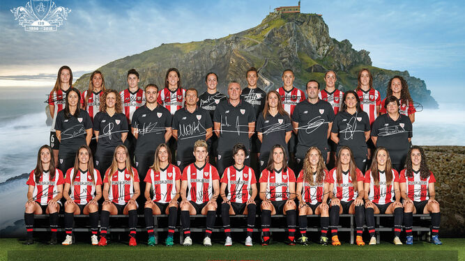 Plantilla femenina del Athletic Club de Bilbao de la temporada 2018/19.