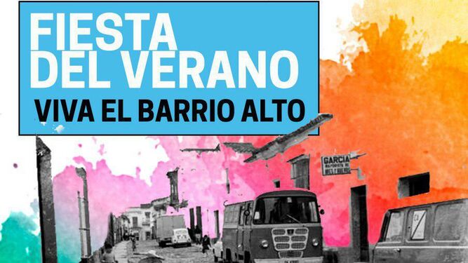 Cartel de la fiesta del Barrio Alto 2019.