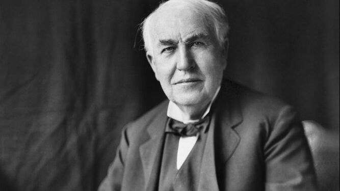 El gran inventor Thomas Alva Edison.