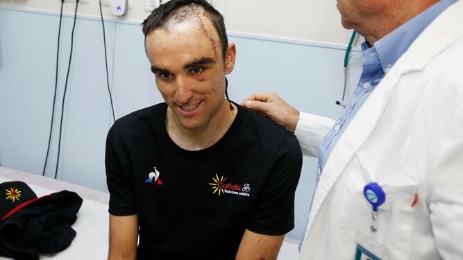 Luis Ángel Maté, en el Hospital Ochoa de Marbella.