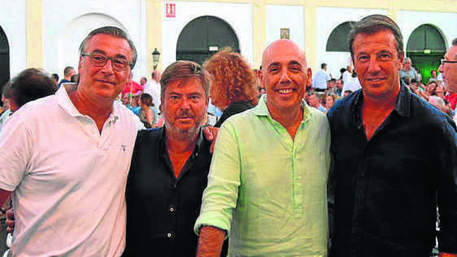 Matías Pérez Sibón, Lázaro Ruiz, Angosto Ray  y José González.