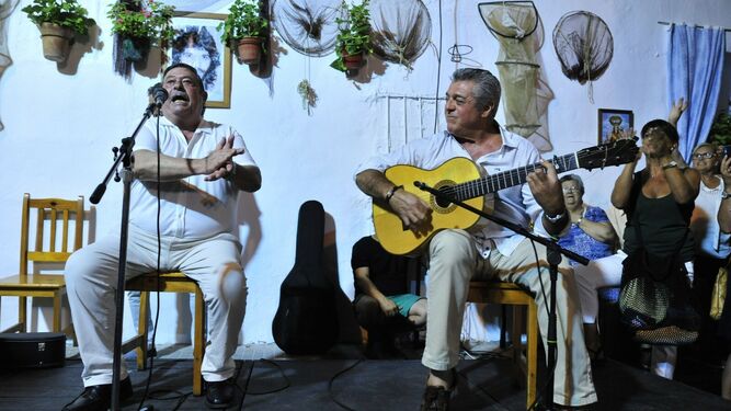 Actuación flamenca en las Callejuelas, hace unos días.
